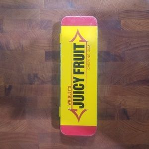 Wrigley's Juicy Fruit Chewing Gum Metal Tin